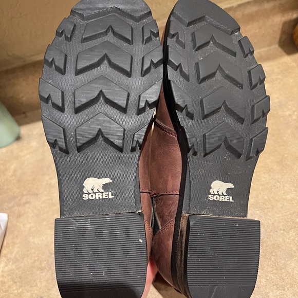 Sorel Brown Leather Emelie Chelsea Boot Size 9.5 - Picture 6 of 7